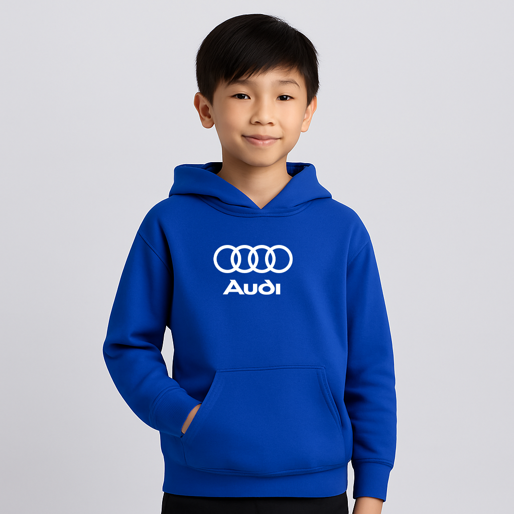 Youth Kids Audi Motorsports Car Pullover Hoodie